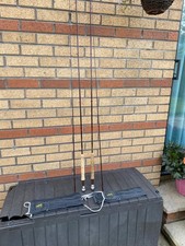 2 X Daiwa Osprey Professional 9' 6" 2 Piece Trout Fly Rod Line #7-9 With Bag