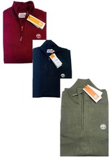 TIMBERLAND LONG SLEEVE REGULAR FIT BRAND NEW QUARTER ZIP JUMPER