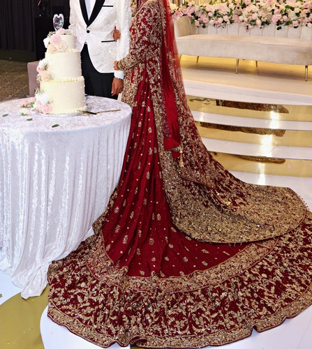 Women red gold silk - red,