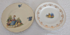 Vintage Crinoline Lady Plates