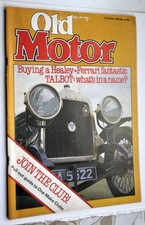 Old Motor - Magazine - October 1979 - Used*
