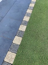 Garden edging border  bricks