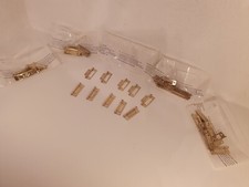 10X Brass Flush Door Hinges for Cabinet Cupboard Toy Box & Inset Doors 2.5" 60mm