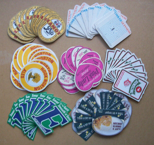 7x10 card beer mats - card, mats.