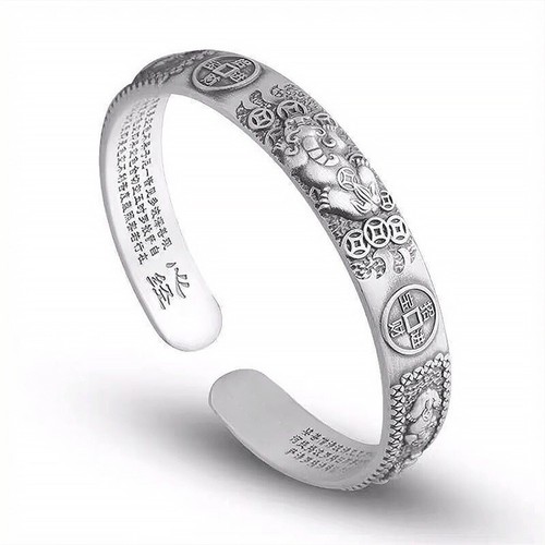 Vintage mens open bangle - bangle, 925