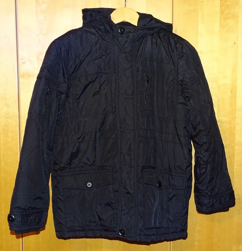 Black padded fleece lined - m&s,