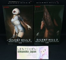 JP-FASTCARE SILENT HILL Figure Bubblehead Nurse + Red Pyramid Thing SET Konami