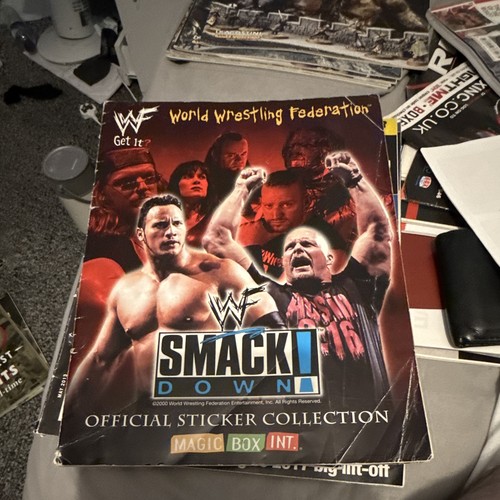 Wwf smack down sticker album - down,