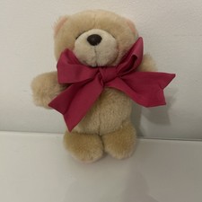 Andrew Brownsword Forever Friends Vintage Teddy Bear Pink Bow . 15cm /6”
