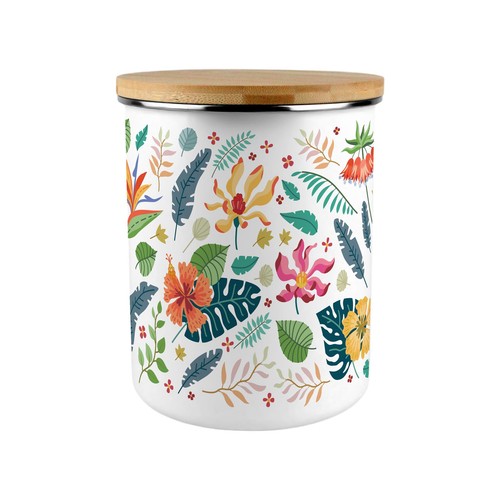 Extra large enamel canister - large,