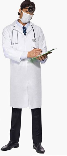 Smiffys doctor white long - doctor,