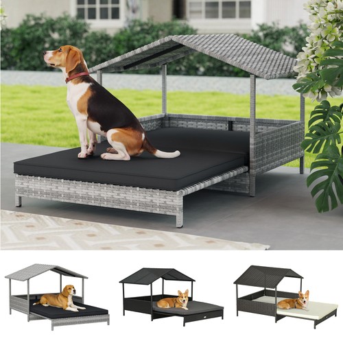 Pawhut extendable rattan - extendable,