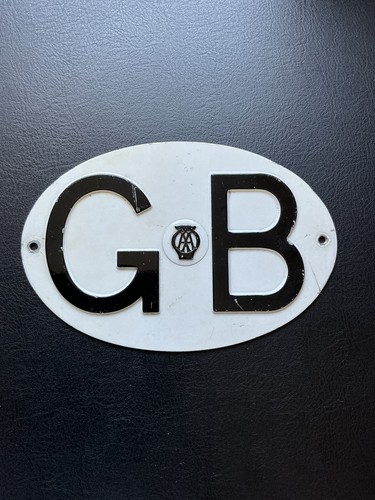 Vintage car badge gb - gb,