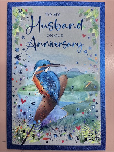 Husband anniversary card - to,