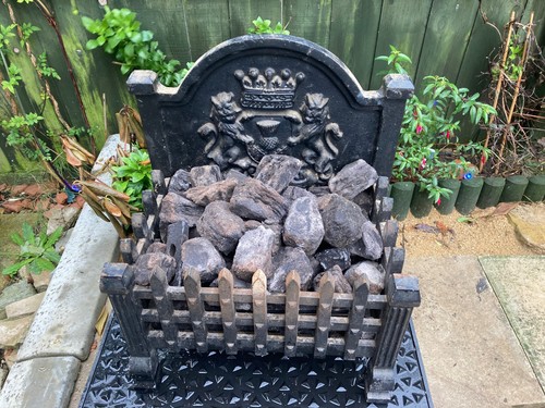 Gas coal effect fire - effect, grate