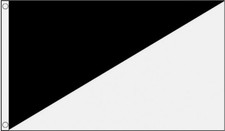 3' x 2' BLACK and WHITE FLAG