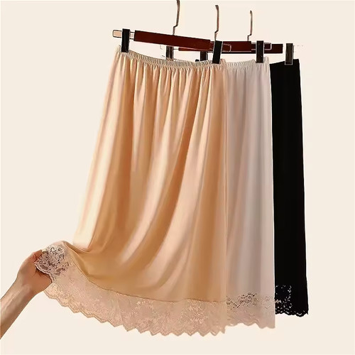 Women lace long petticoat - women's,