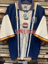 Sheffield Wednesday 1995/1996 Home Shirt - XL - Original - HIRST