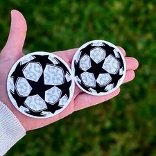 Champions League Football Shirt Embroidered Patch Badge Set Arm Sleeve 2021-24