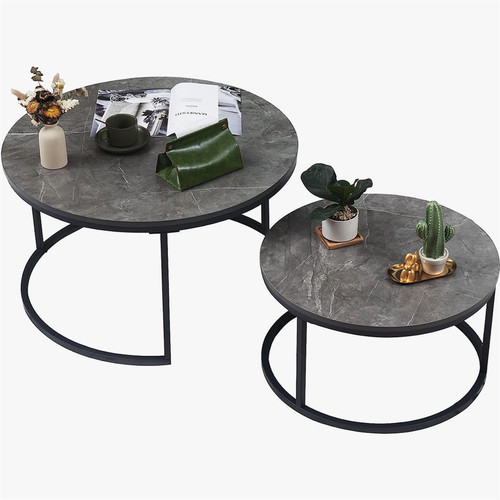 Coffee table set round - set, of