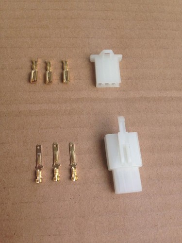 Way pin plug - pin, brass