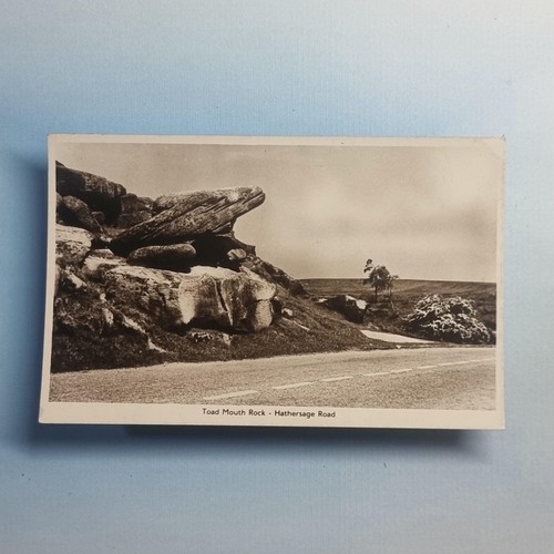 Hathersage postcard c1930 - hathersage,