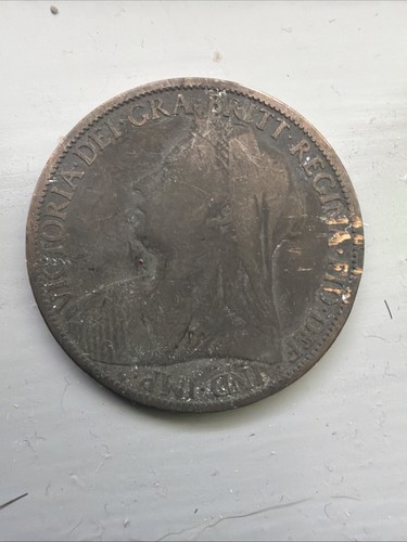 1899 one penny coin - 1899,