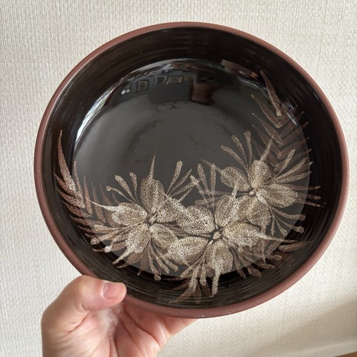 Studio pottery bowl with gloss - studio,
