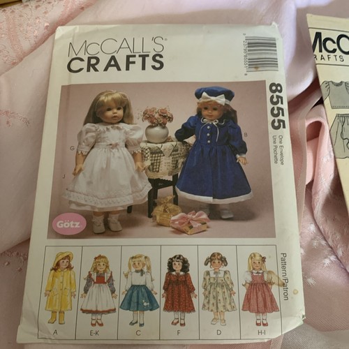 Mccall 8555 doll clothes - mccall,