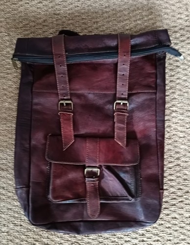 High quality leather rucksack - high,