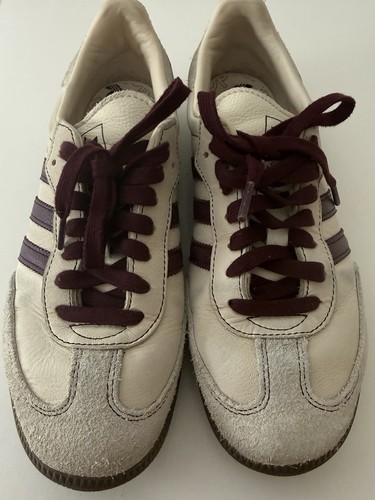 Adidas samba beige burgundy - beige,