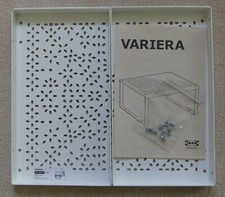 IKEA VARIERA 32x28x16cm White Metal Shelf Insert 601.366.23