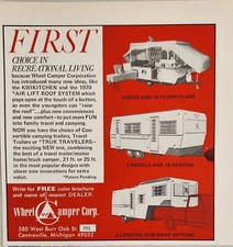 1970 Print Ad Wheel Camper
