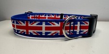 Dog collar hand made in BLUE
