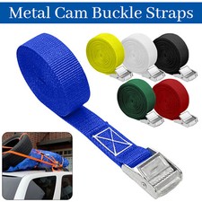 Heavy Duty Ratchet Tie Down Straps for Cargo Car Roof Rack Belts Quick Release