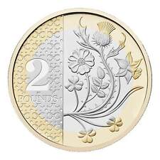 2023 - 2025 £2 Two pound coin Flowers of The Four Nations Brilliant uncirculated