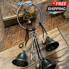 Door Handle Hanging Witch Bell