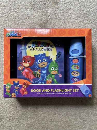 Masks heroes on halloween - pj,