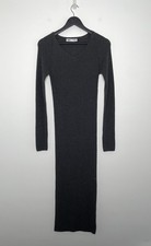 Zara Grey Ribbed Knitted Long