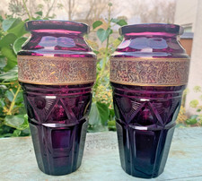 2 X KARLSBAD - MOSER ART DECO