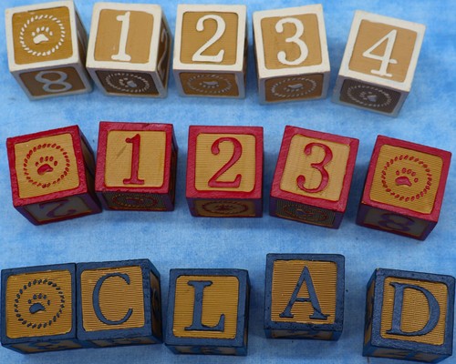Boyds bears wooden - bears, alphabet