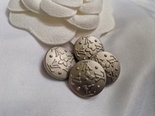 SET OF 4 RARE MATTE SILVER  LV