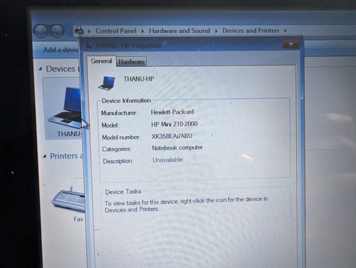 Mini 210 2000 running - hp,