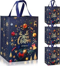 4 Christmas Gift Bags Extra