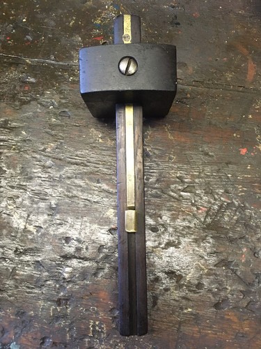 Vintage brass slide mortice - vintage,