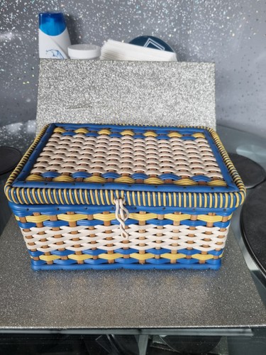 Vintage woven plastic and - vintage,
