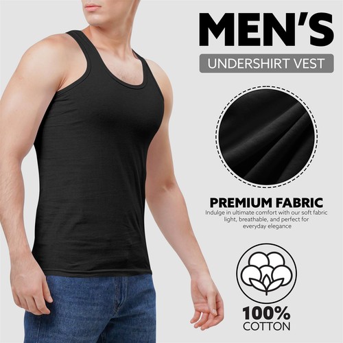 Pack mens vest tops 100 - 5, 100%