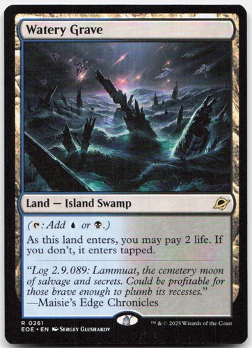 Watery grave 261 rare edge - grave,