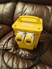 110V TOOL TRANSFORMER / 3.3KVA SITE TRANSFORMER DUAL SOCKET FOR POWER TOOLS 110V