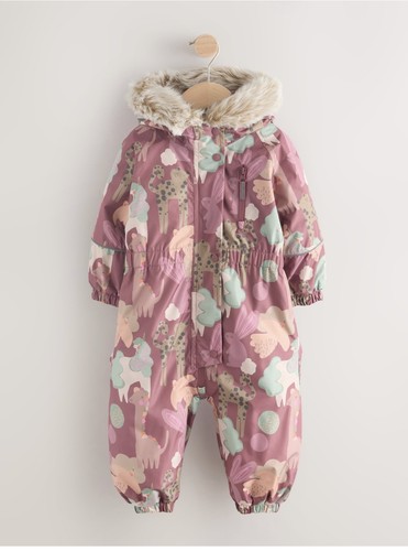 Next girls fleece lined
